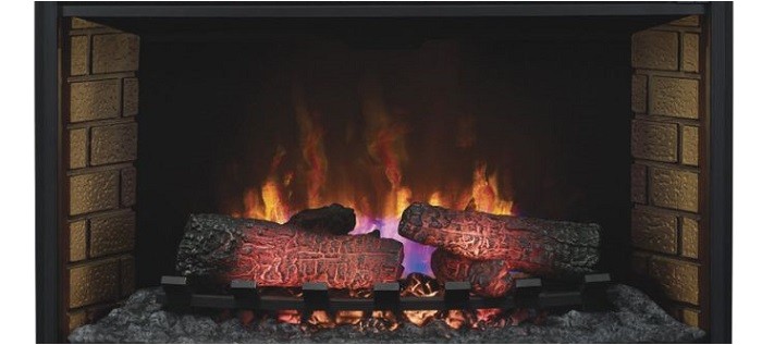 most realistic electric fireplace