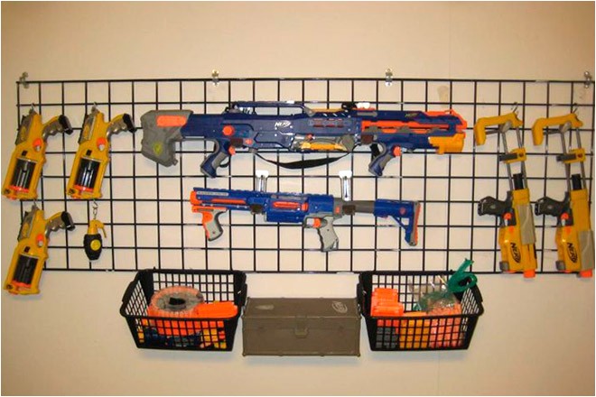 Nerf Gun Storage Rack Ready Aim Tidy 8 Ways to Store Nerf Guns Mum 39 S Grapevine