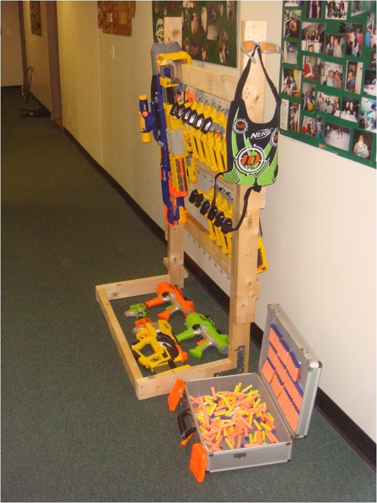 Nerf Gun Storage Rack Uk 1000 Ideas About Nerf Gun Storage On Pinterest Nerf