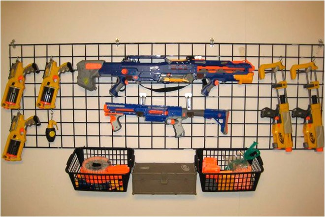 Nerf Gun Storage Racks Ready Aim Tidy 8 Ways to Store Nerf Guns Mum 39 S Grapevine