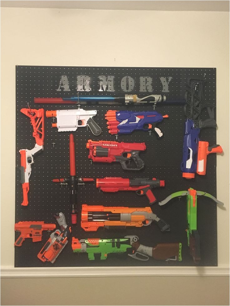 nerf gun storage