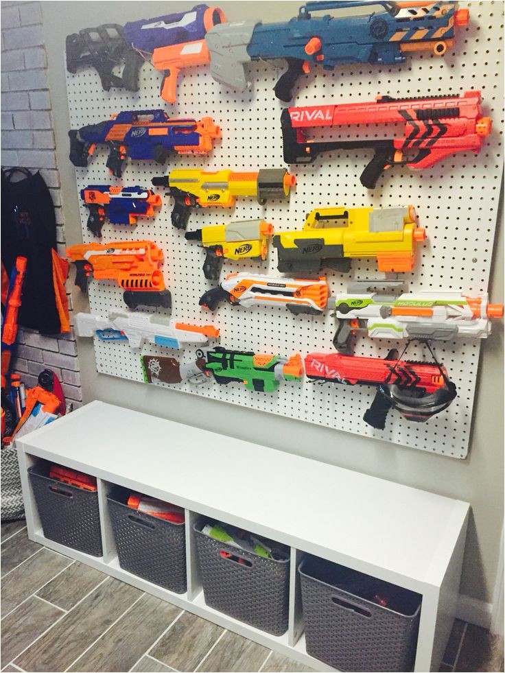 nerf gun storage