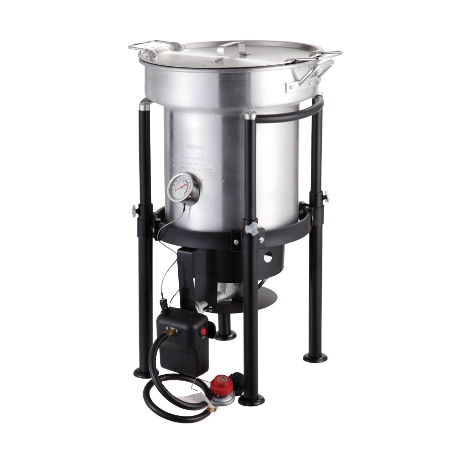 North American Outdoors Turkey Fryer Shop north American Outdoors Saf T Cooker 35 Quart 20 Lb