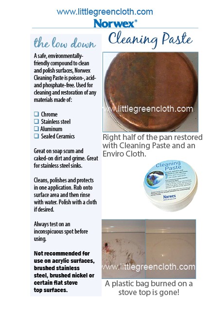 norwex cleaning paste is elbow grease in a jar