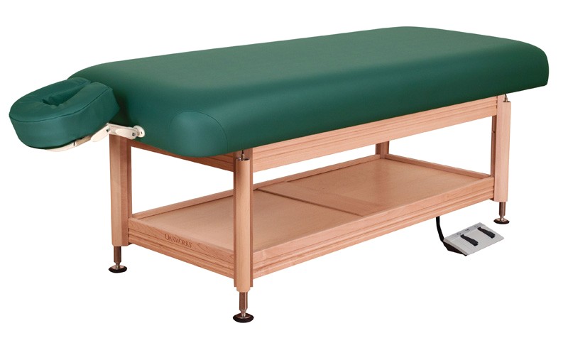 Oakworks Hydraulic Massage Table Oakworks Clinician Electric Hydraulic Flat top Massage Table