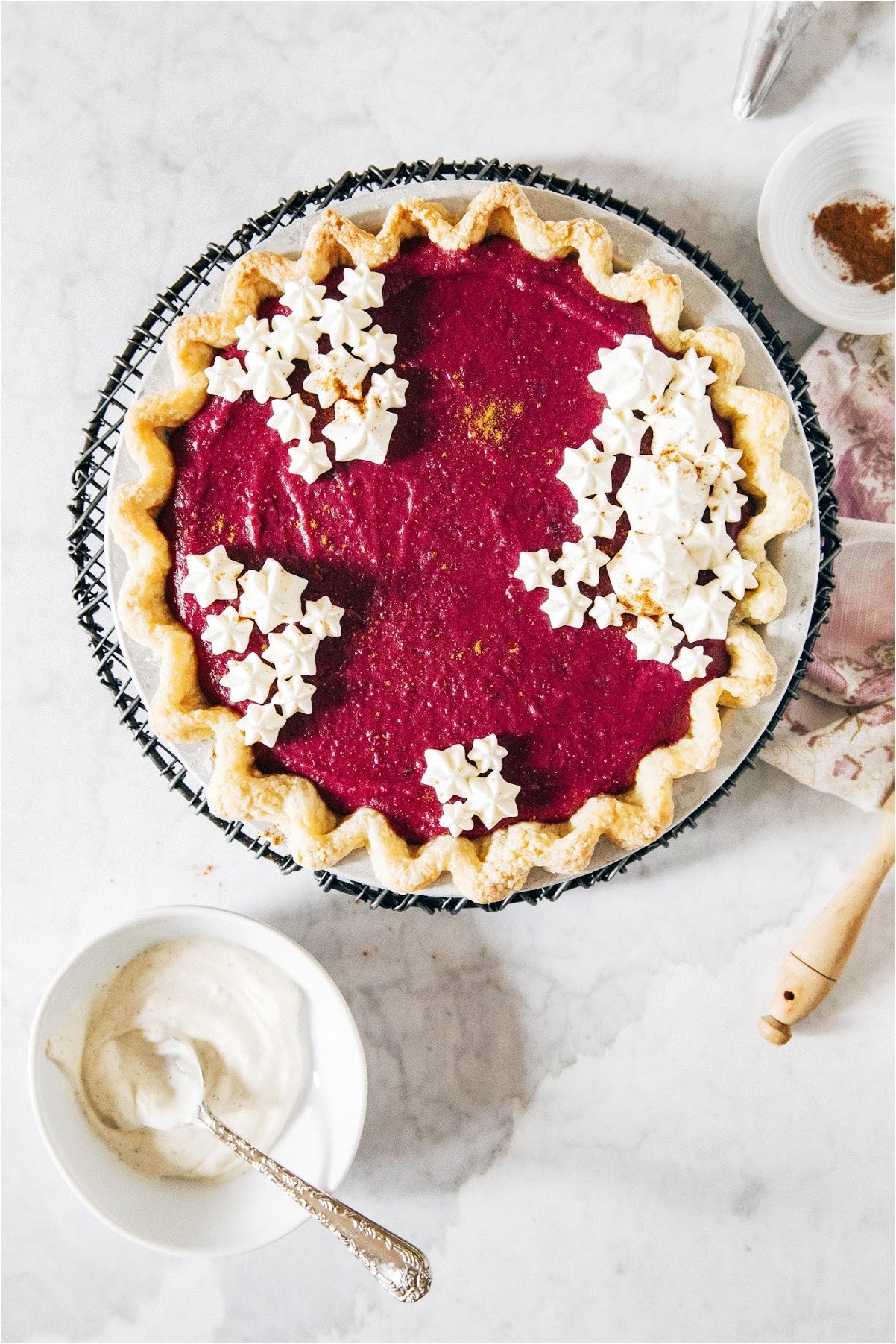 purple sweet potato pie