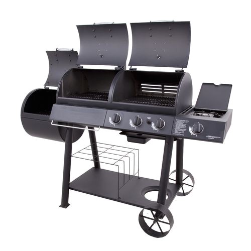 Oklahoma Joe S Longhorn Combo Grill Reviews Oklahoma Joe 39 S Longhorn Combo Grill and Smoker Academy