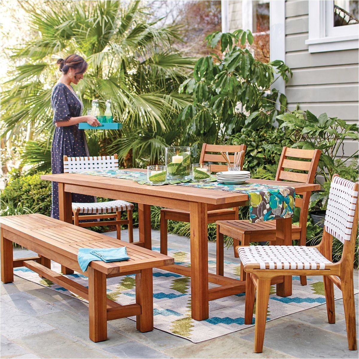the praiano outdoor dining collection from cost plus world market