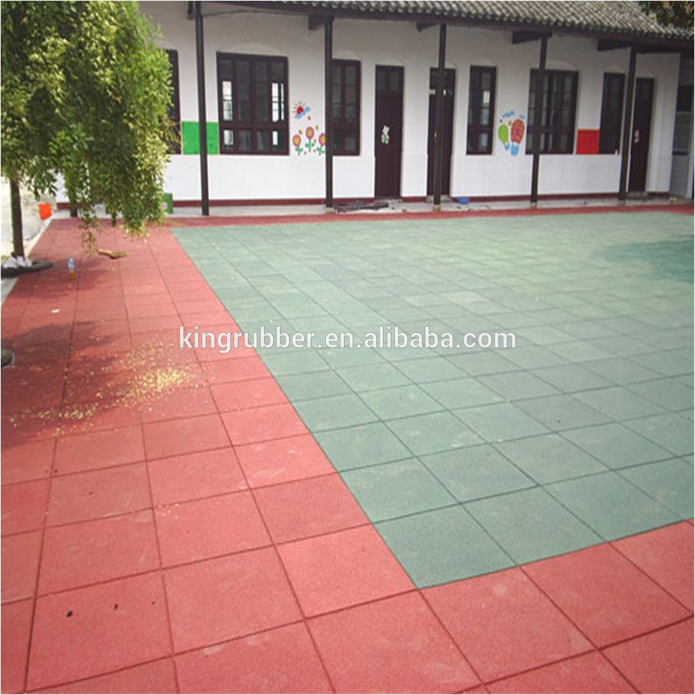 Outdoor Rubber Flooring for Playground Outdoor Playground Rubber Flooring Fire Retardant