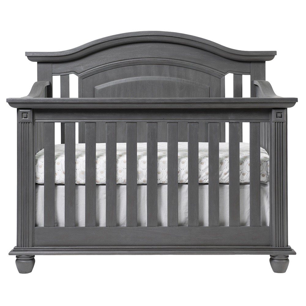 Oxford Baby London Lane Crib 4 In 1 Convertible Crib London Lane Arctic Gray Oxford