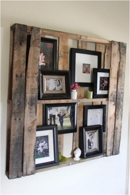 Pallet Picture Frame Ideas Diy Wooden Pallet Projects 25 Fun Project Ideas
