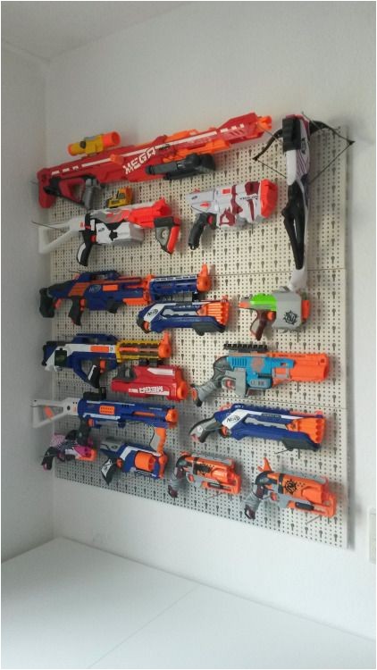 Pegboard for Nerf Guns 43 Best Images About Nerf and Other Gun Things On