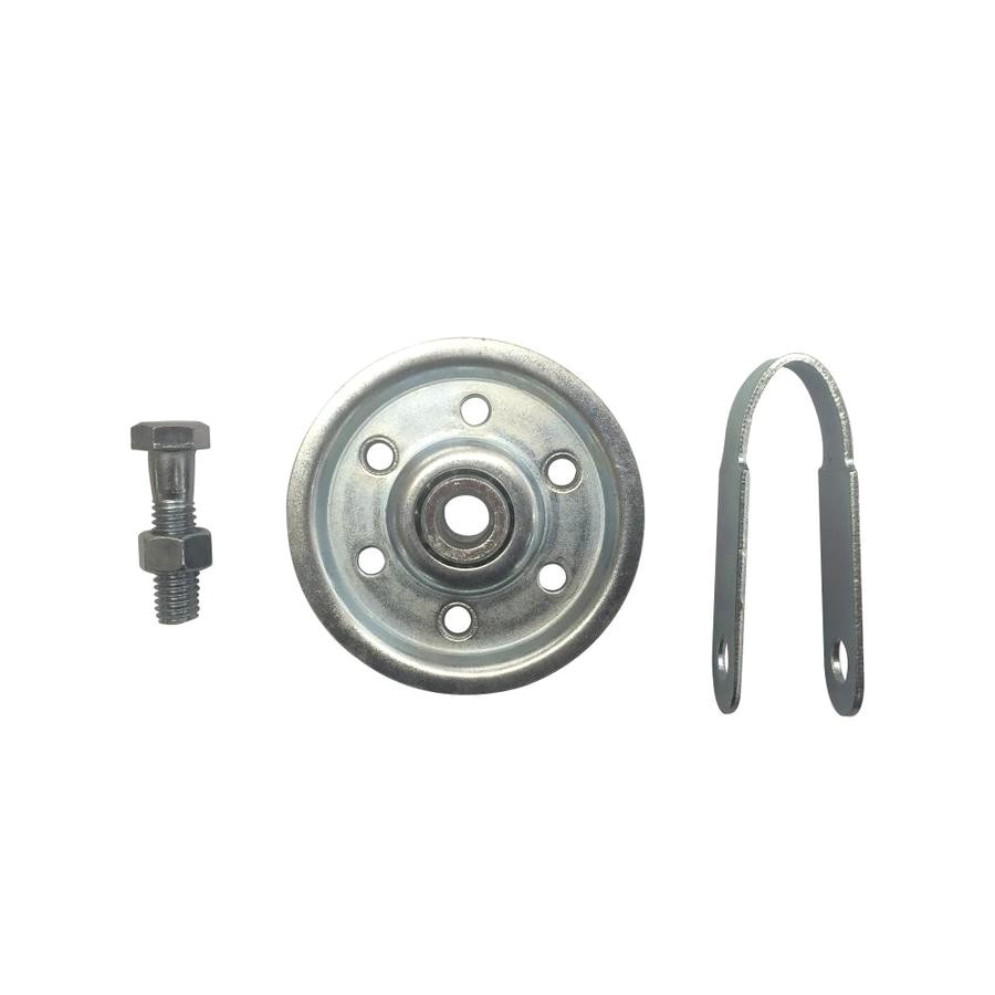 blue hawk 4 in zinc plated steel garage door pulley