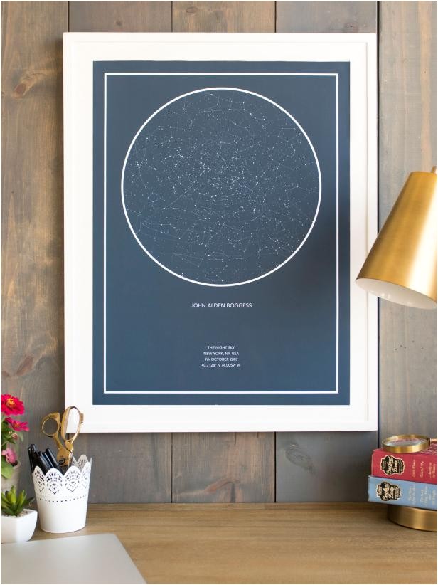 Personalized Night Sky Poster 3 Ways to Make Mom 39 S Day Hgtv Personal Shopper Hgtv