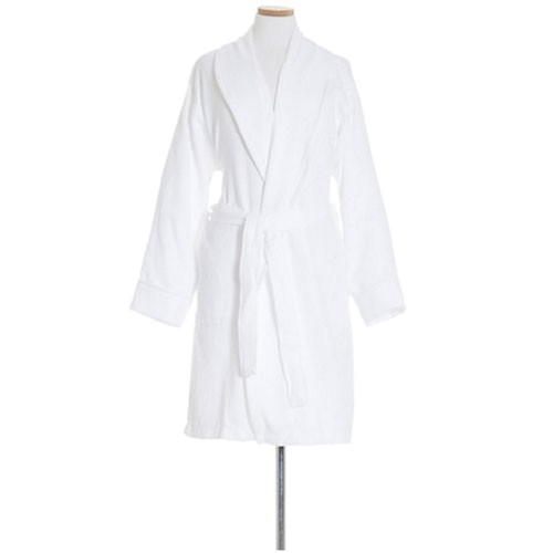 pine cone hill montauk white short robe p 16738