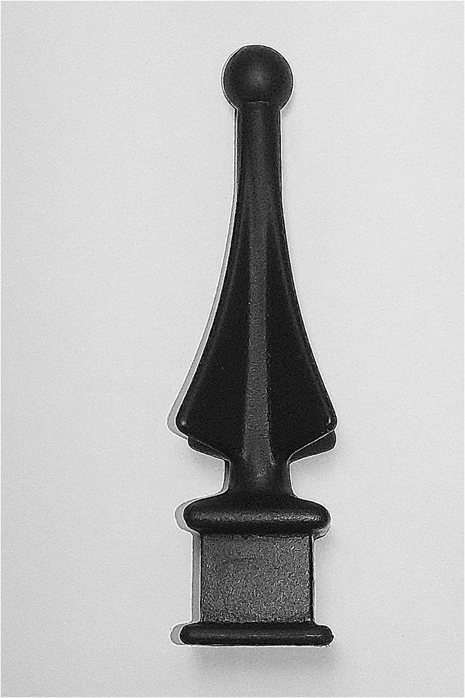 Plastic Wrought Iron Fence toppers 25 Each 1 2 Inch Black Plastic Finial tops for Wrought