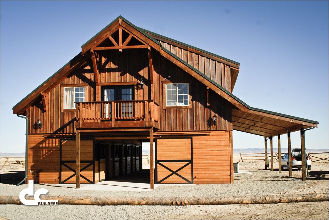 barn with living quarters in laramie wyoming dc building