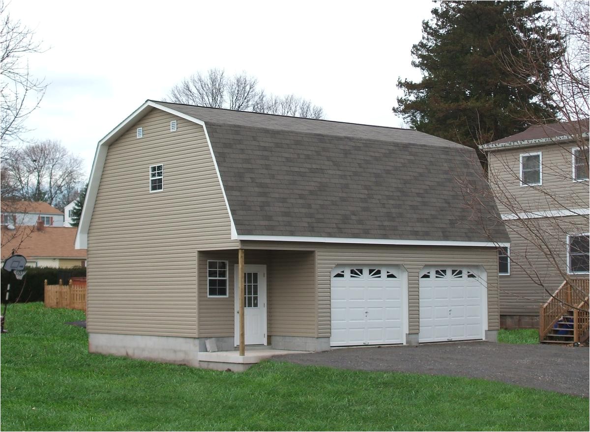 attic two car garage