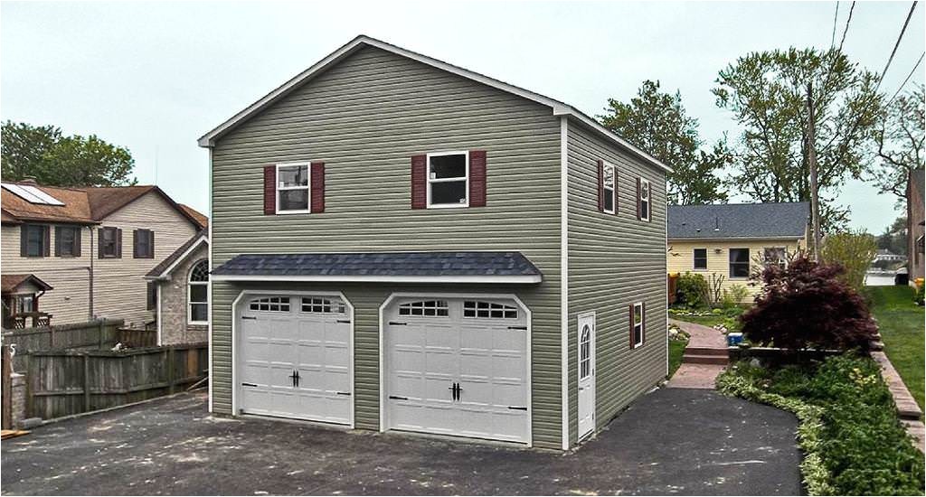 prefab garage with loft