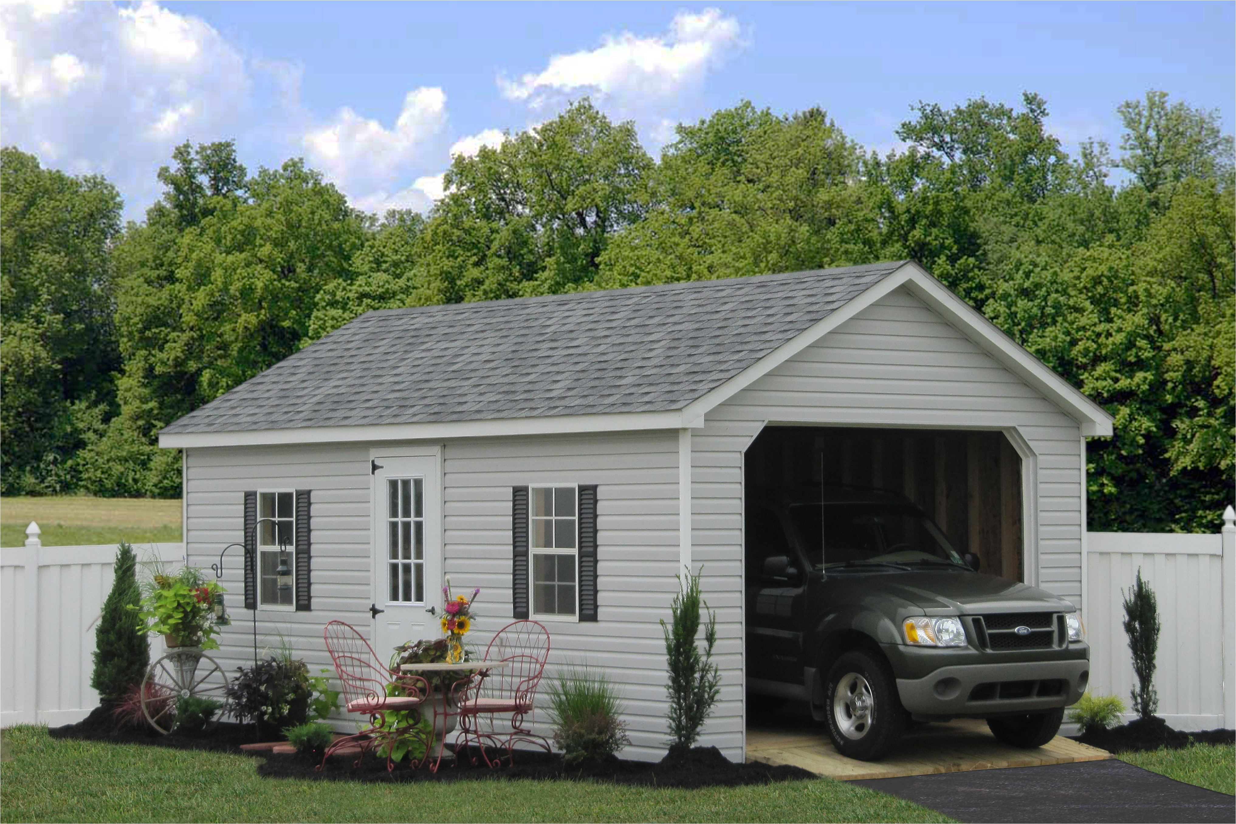 prefab garage packages from sheds unlimited in lancaster pa