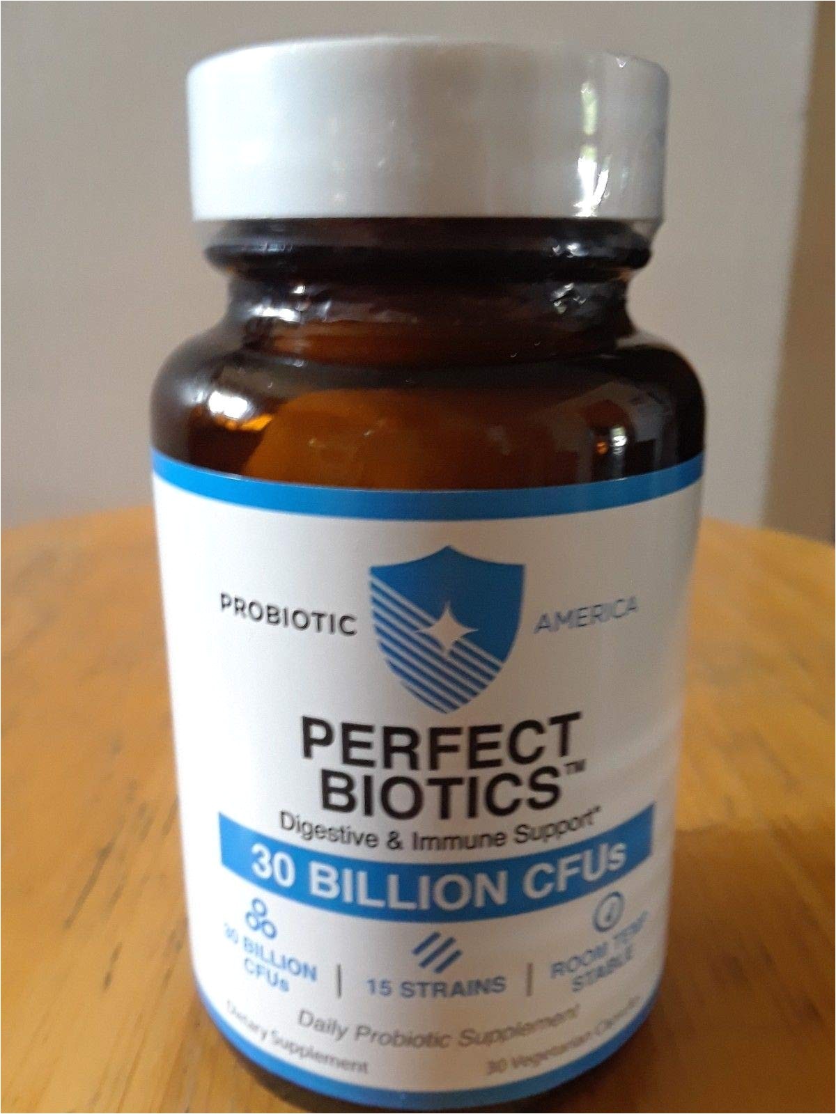 amazon com probiotic america perfect biotics daily probiotic supplement for digestive and immune support 60 capsules health personal care