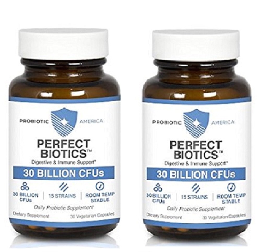 probiotic america perfect biotics daily probiotic supplement for digestive and immune support 60 capsules
