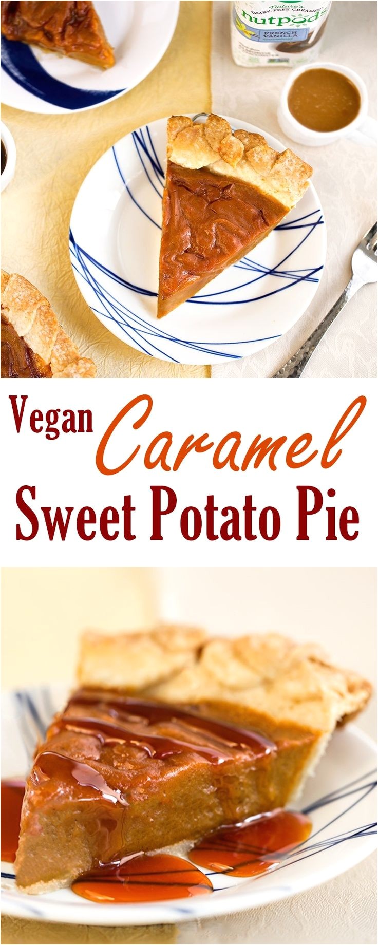 vegan caramel sweet potato pie recipe
