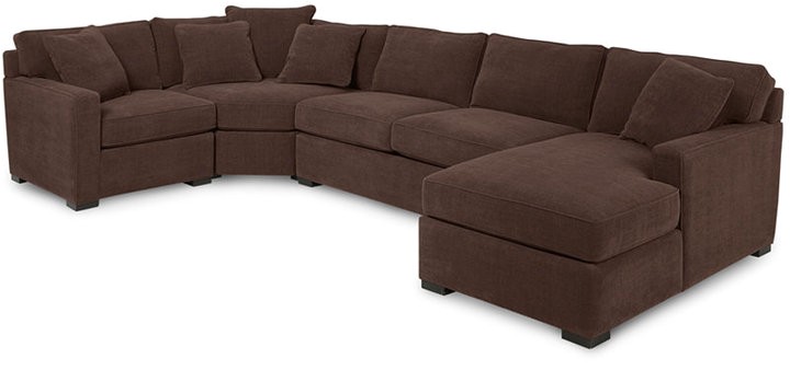 Radley 4-piece Fabric Chaise Sectional sofa Radley 4 Piece Fabric Chaise Sectional sofa Shopstyle Home