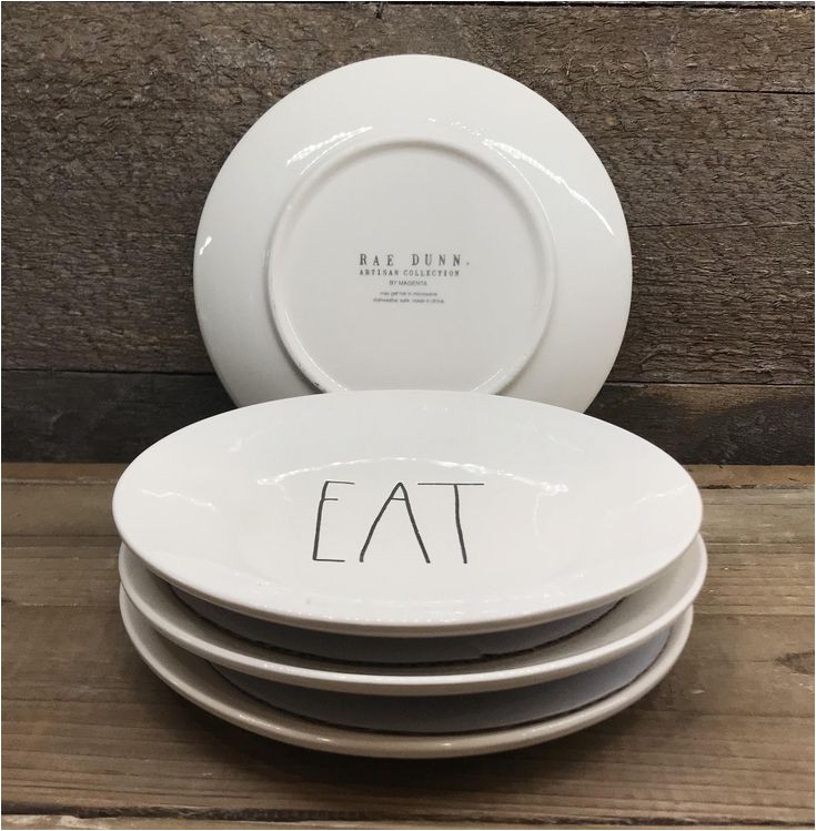 Rae Dunn Eat Dinner Plates Best 25 Plate Sets Ideas On Pinterest Dish Sets Dinner