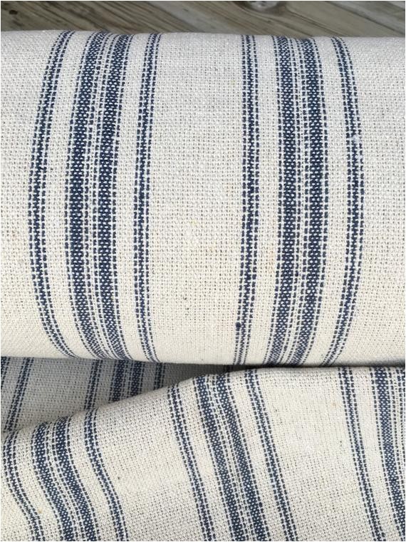 grain sack fabric sold by the yard blue