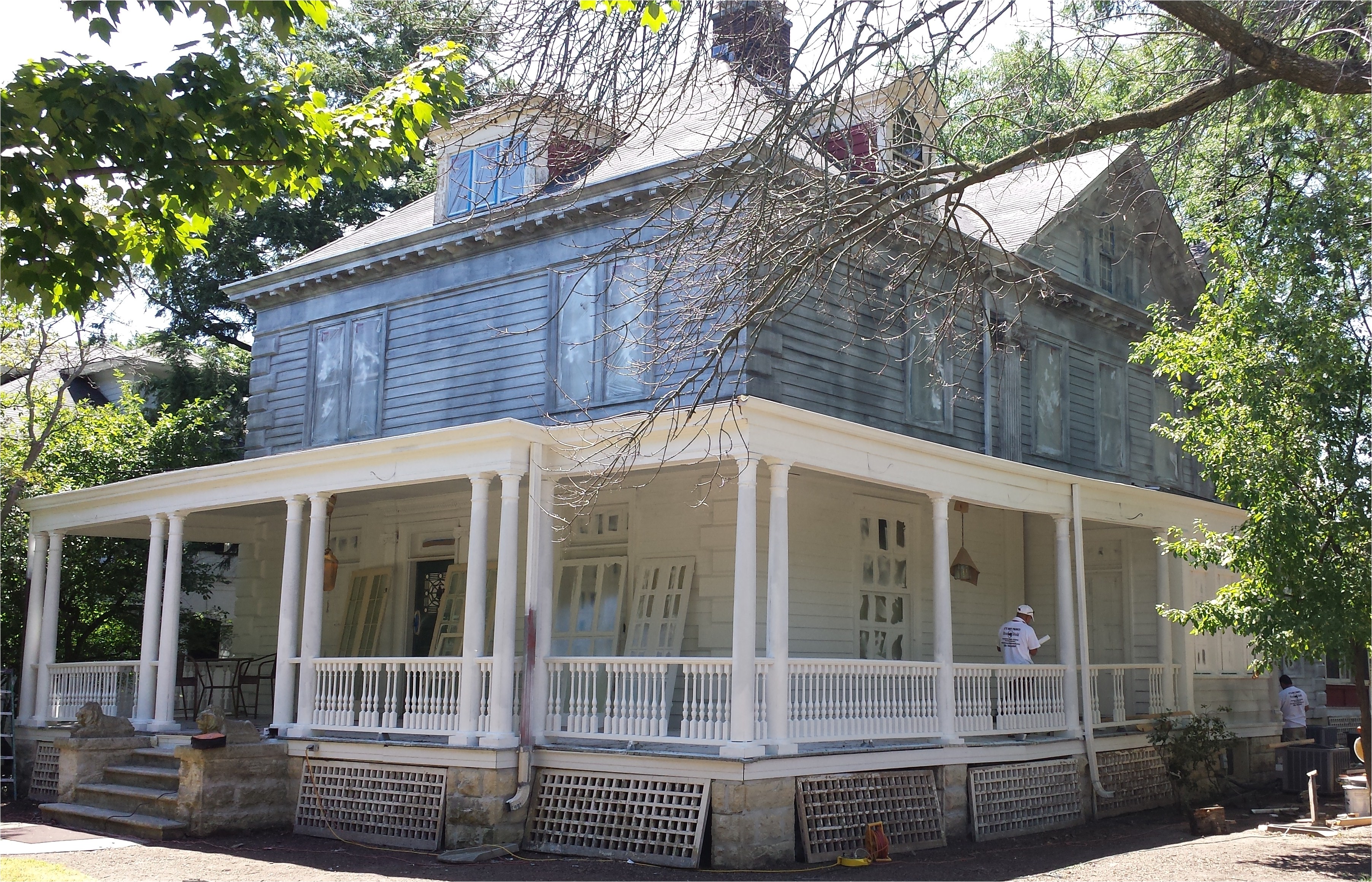 exterior painting for aurora historic home by rhino shield
