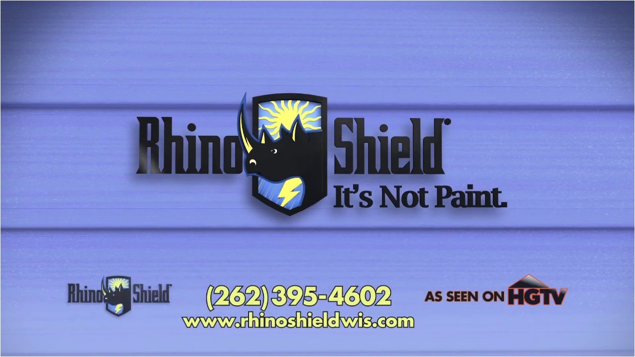 2017 rhino shield tv commercial never paint your house again