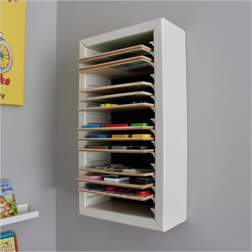 Roomy Storage Space Crossword Puzzle Storage Wood Puzzle Shelf Kids Puzzle Storage