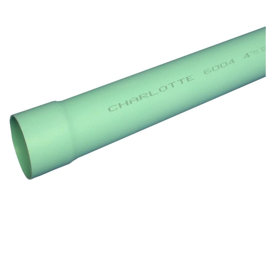 Sdr 26 Vs Sdr 35 Charlotte Pipe 4 In X 10 Ft Sewer Main Pvc Pipe at Lowes Com