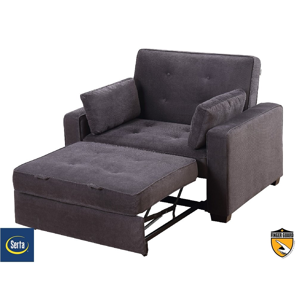 Serta anderson Twin Convertible Chair Serta Futons Serta anderson Twin Convertible Chair