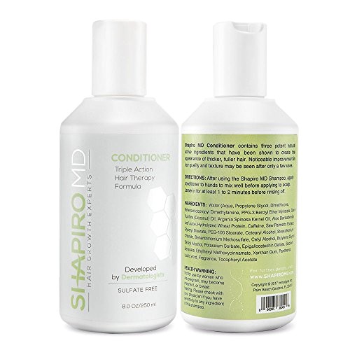 43878588 shapiro md shampoo and conditioner containing the 3 most powerful all natural dht blockers for thicker fuller and healthier hair 1 month supply