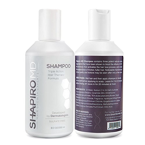 43878588 shapiro md shampoo and conditioner containing the 3 most powerful all natural dht blockers for thicker fuller and healthier hair 1 month supply
