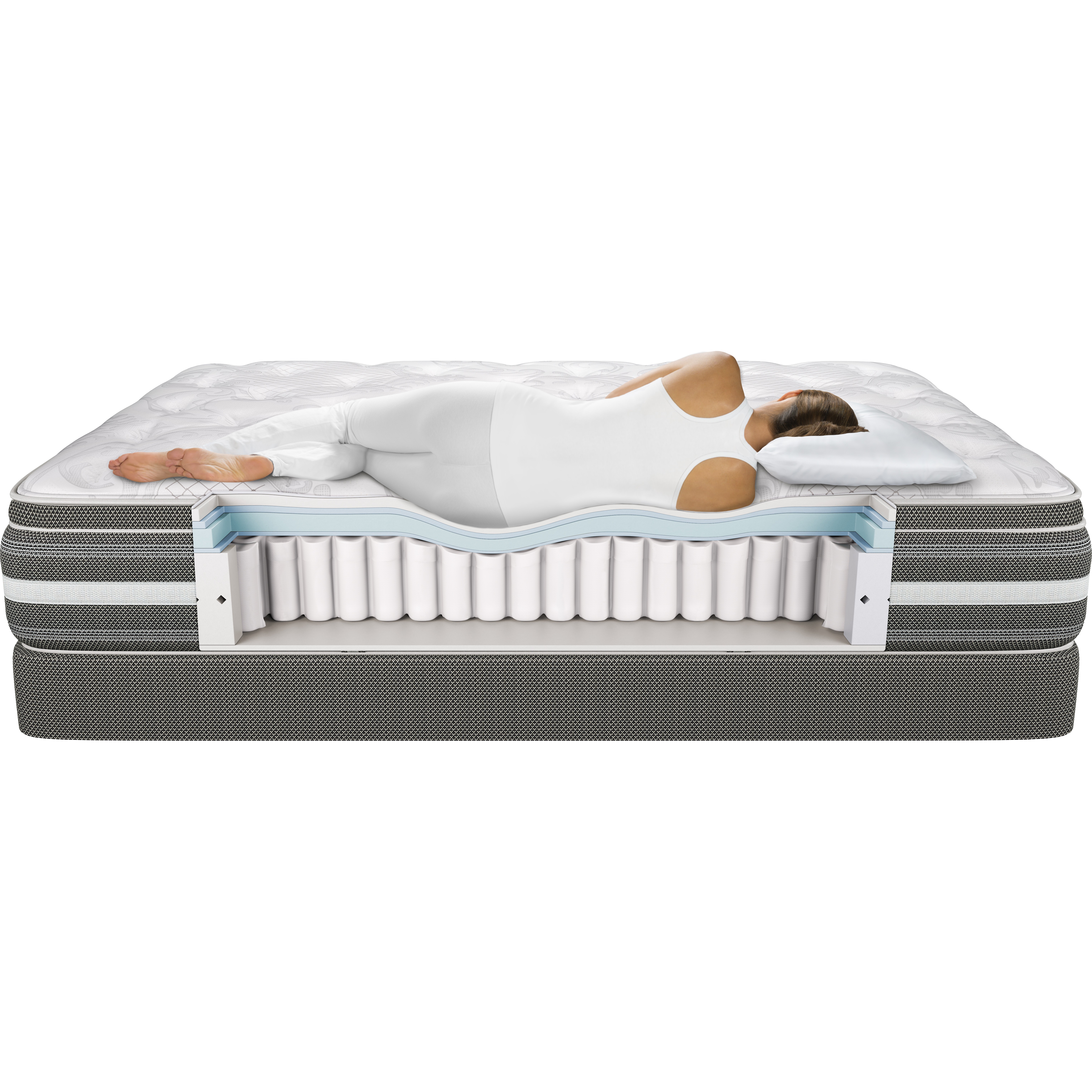 simmons beautyrest beautyrest recharge world class annapolis place plush pillow top mattress m23843 sin2333