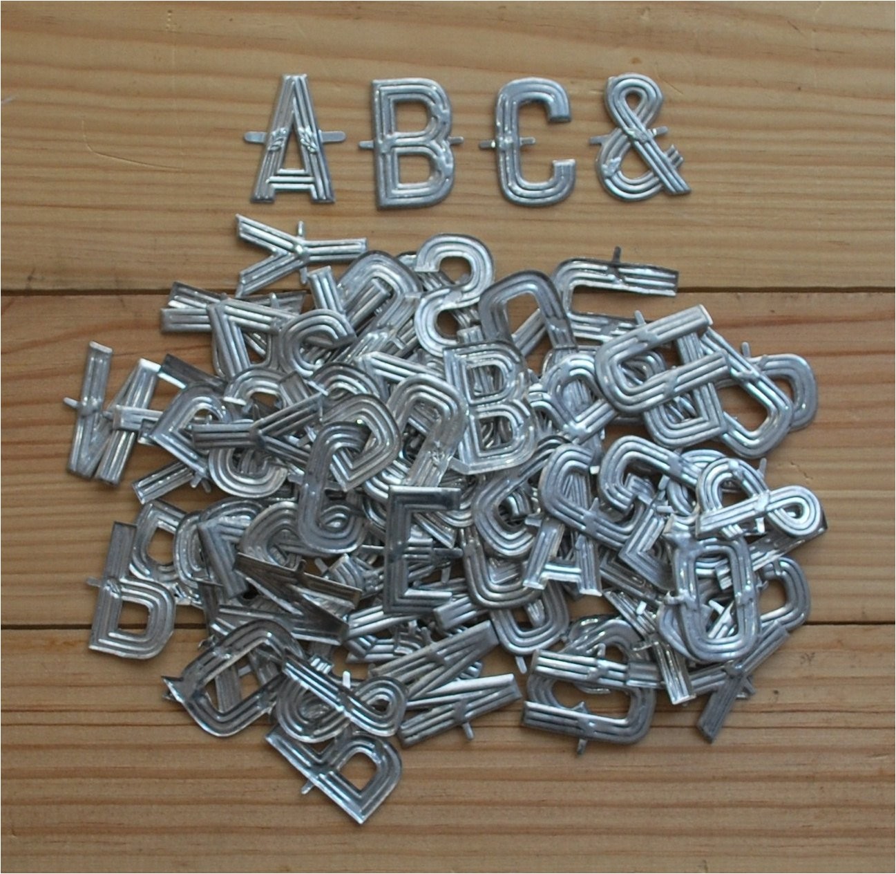Small Metal Letters for Crafts Uk Vintage Metal Letters Small Florist Alphabet for Crafting