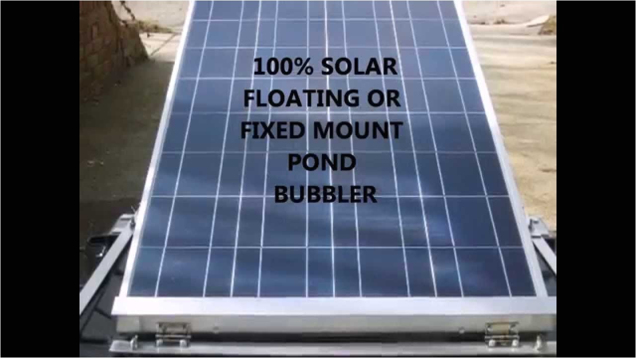 Solar Aerator Floating solar Pond Bubbler Floatovoltaic solar Powered Water Aerators Stop Fish Kills