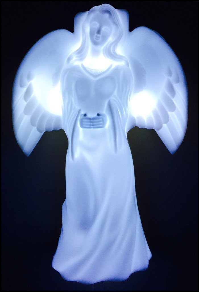 Solar Angels for Graves Eternal Light Angel solar Powered Angel for Cemetery