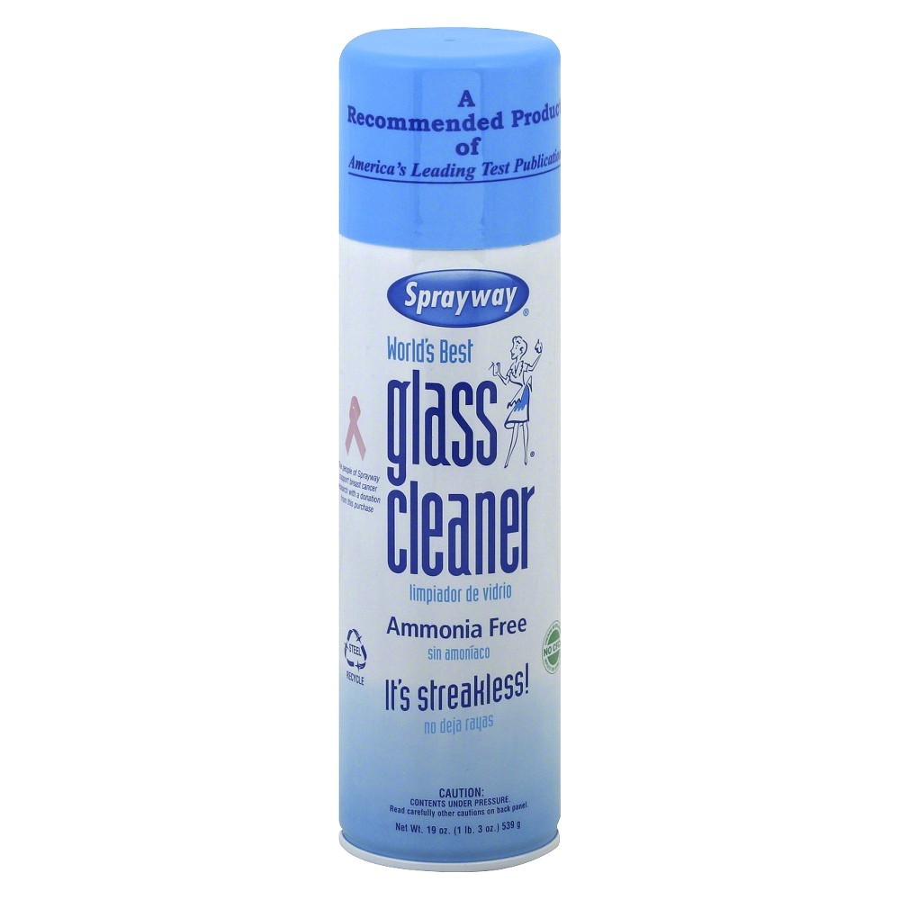 upc 041911000505 product image for sprayway glass cleaner ammonia free aerosol 19 oz upcitemdb