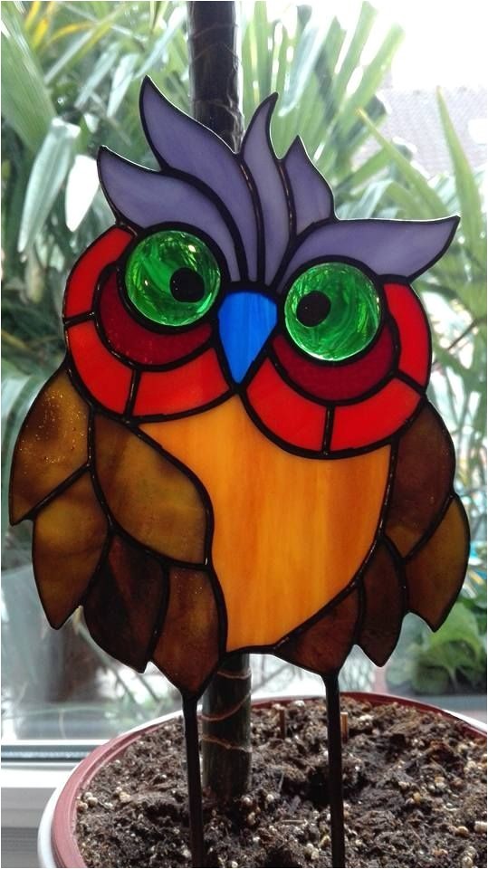 Stained Glass Owl Suncatcher Patterns Resultado De Imagen Para Pajaros En Tiffany Disenos