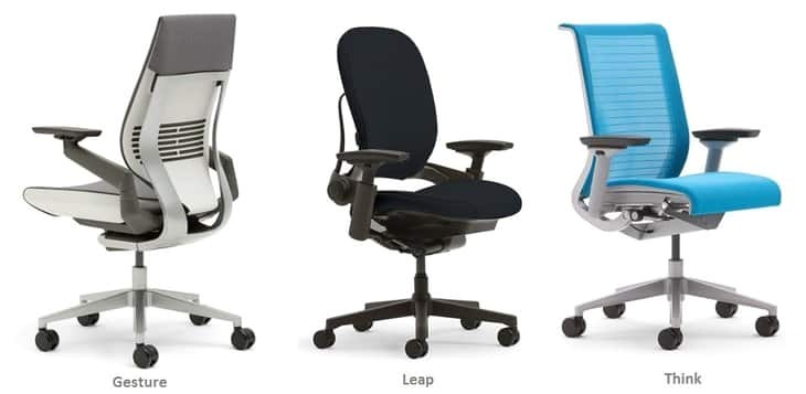 Steelcase Leap Vs Gesture Most Popular Steelcase Office Chairs 2018 Comparison