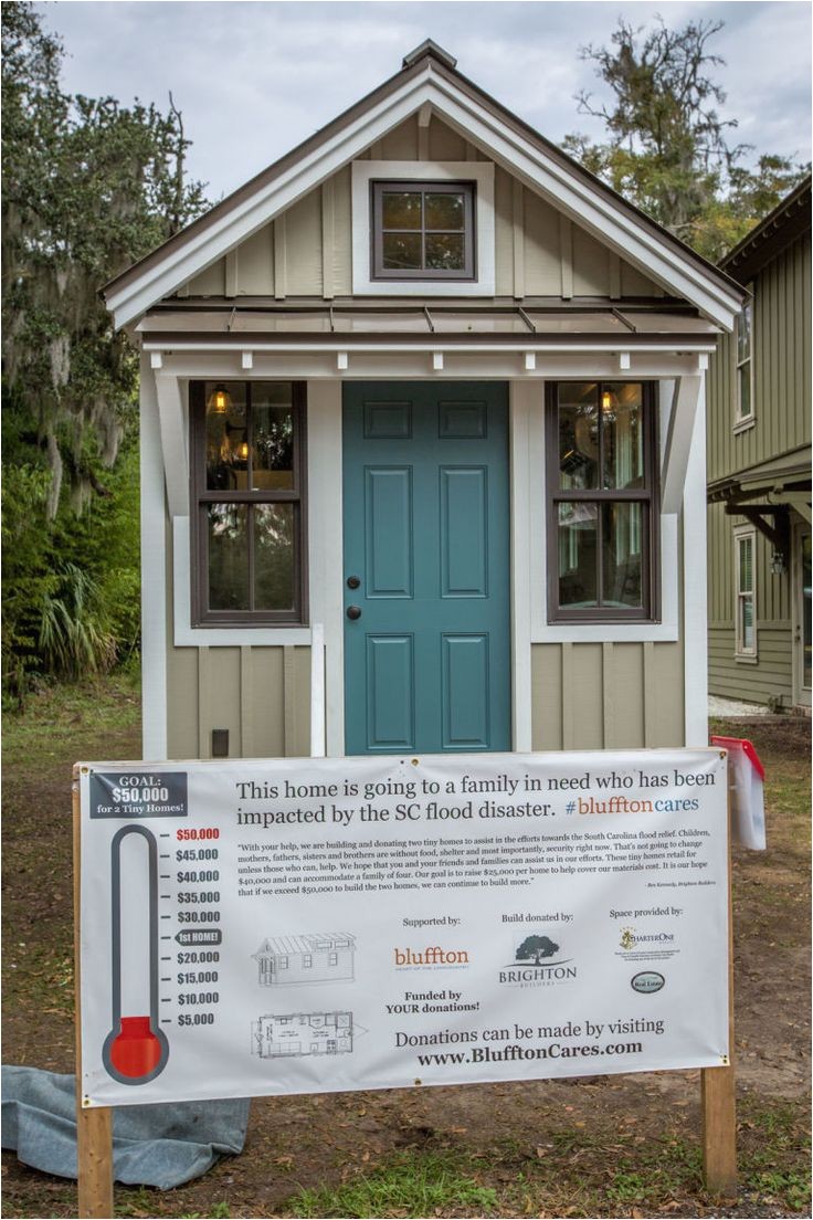 tiny house donated to south carolina flood victims