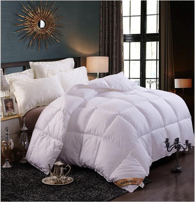 Top Rated Feather Down Comforter Aliexpress Com Buy 2016 White Pink Beige Warm Winter