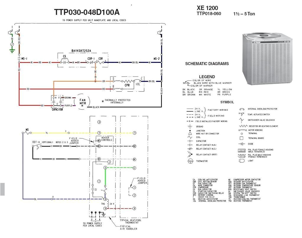 Trane Compressor Model Numbers Outside Ac Fan Not Spinning Buzzing sound Trane Xe1200