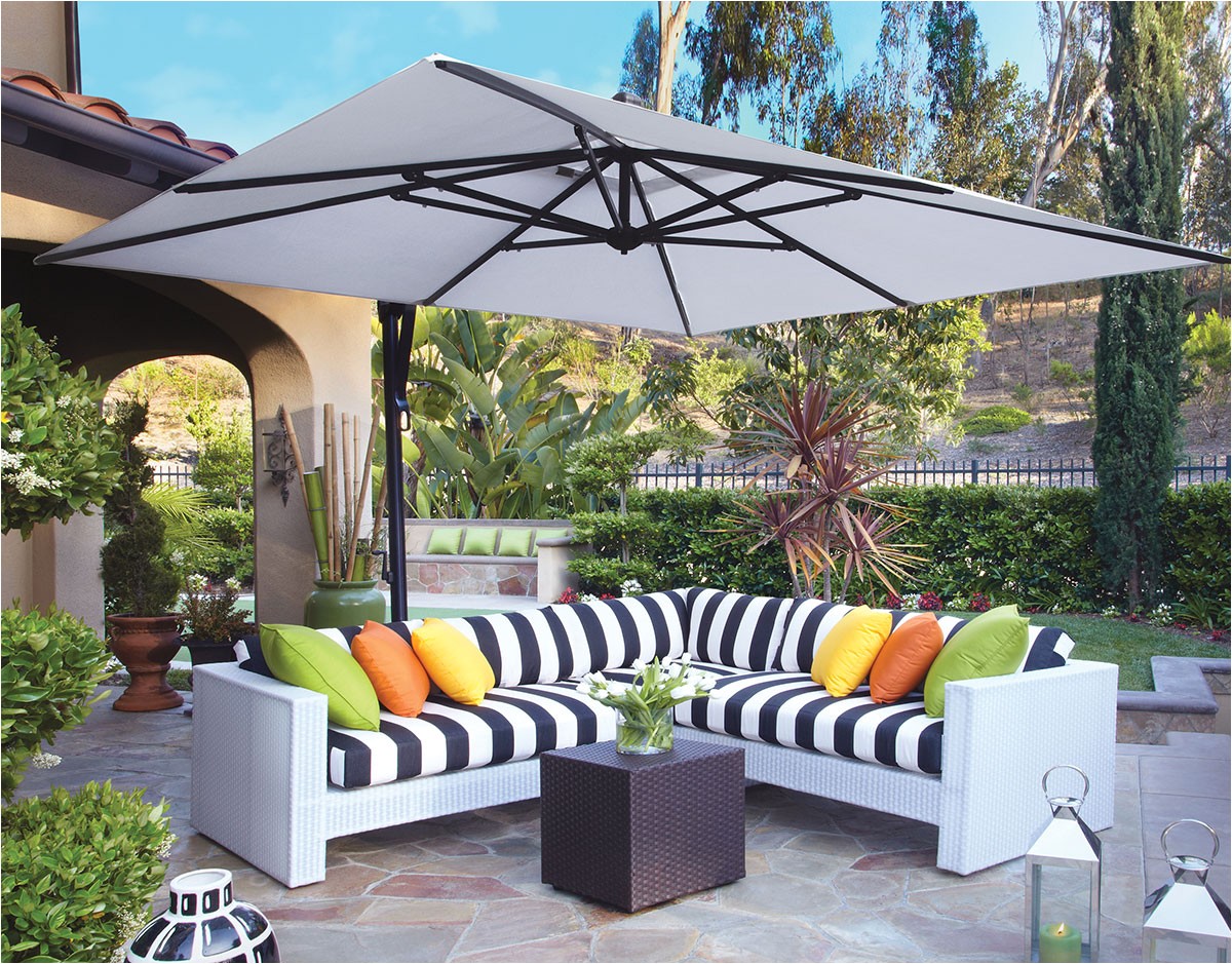 10 square cantilever umbrella akzsq10 swv treasure garden