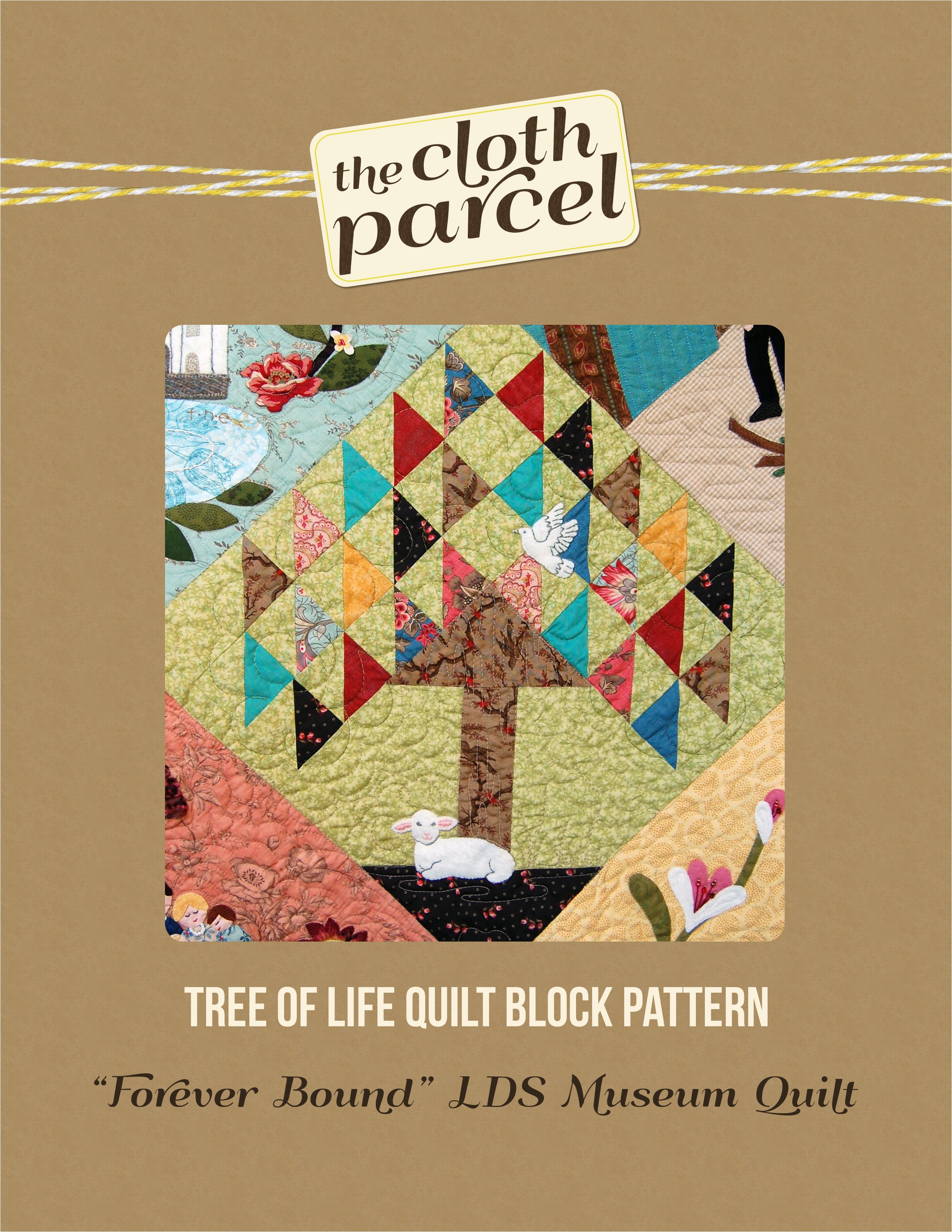 tree of life quilt block pattern