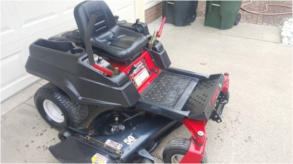 troy bilt xp zero turn mower 50in